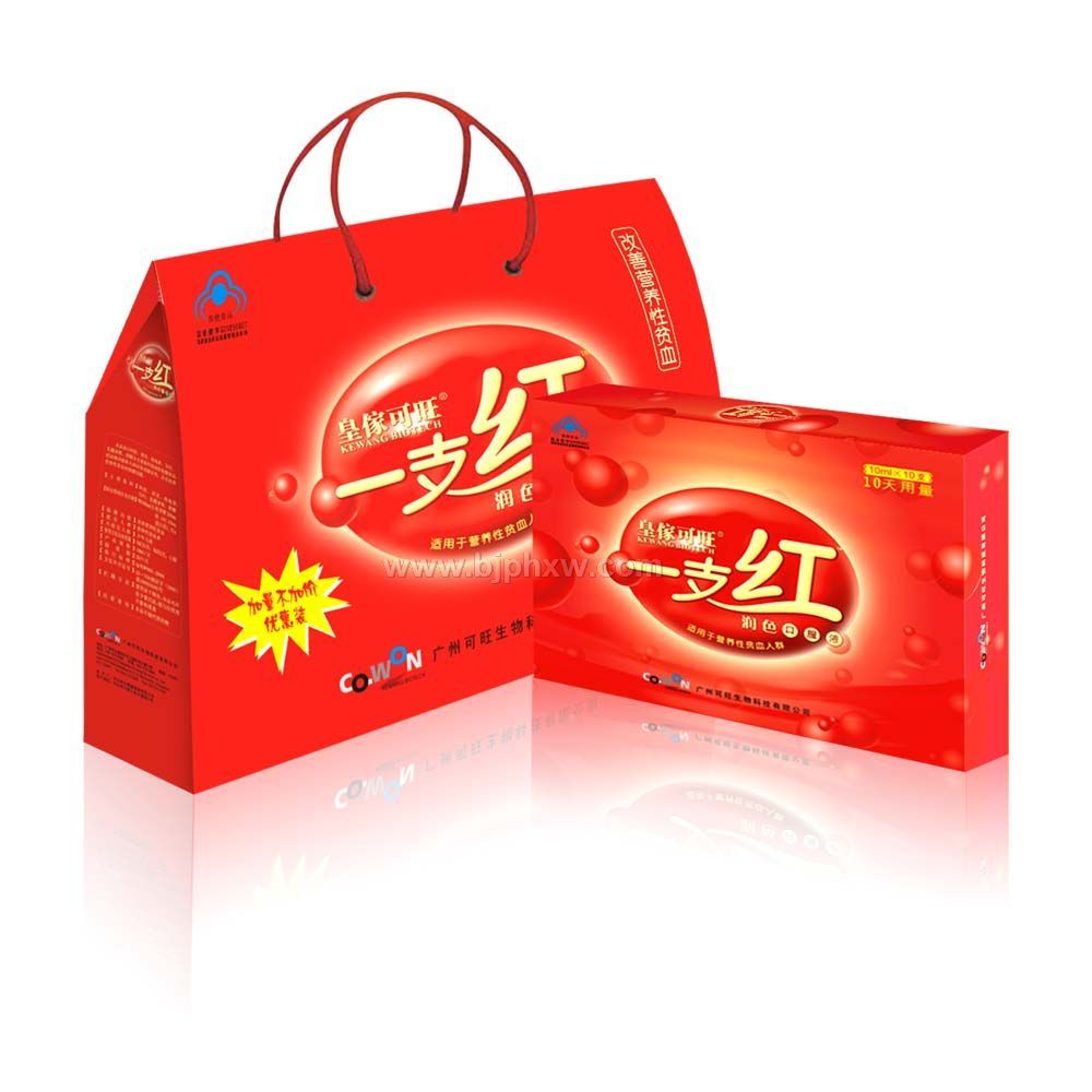 皇傢可旺一支紅潤色口服液
