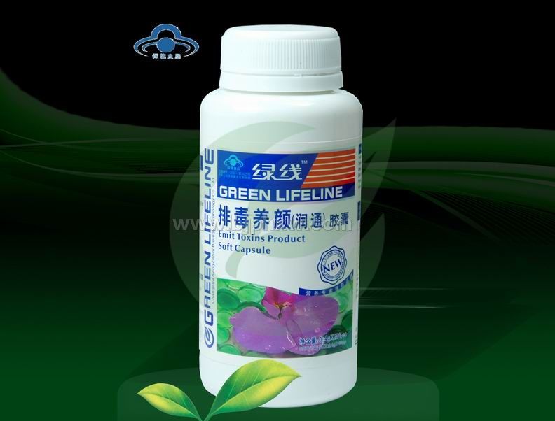 排毒養(yǎng)顏膠囊 — 綠線