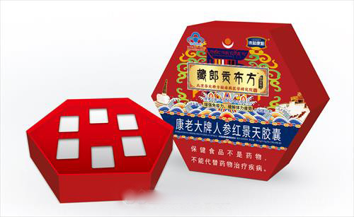 藏郎貢布方*康老大牌人參紅景天膠