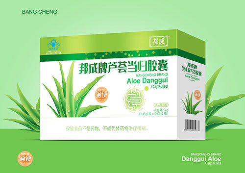 邦成牌蘆薈當歸膠囊