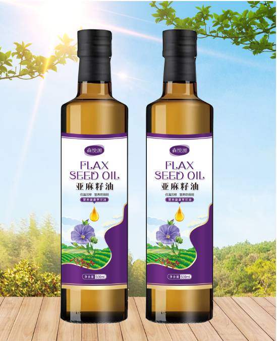 亞麻籽油源頭工廠 冷榨亞麻籽油 一件代發(fā)   可訂制產(chǎn)品