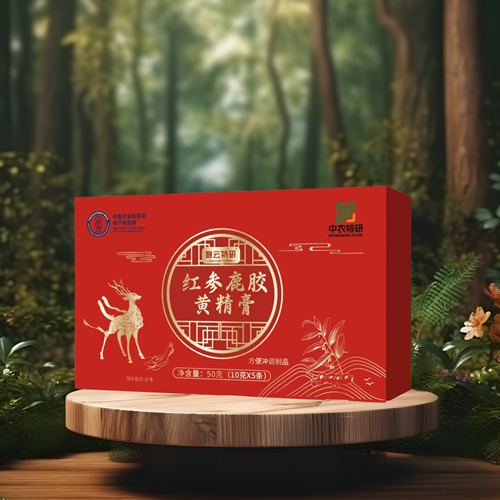 紅參鹿膠黃精膏